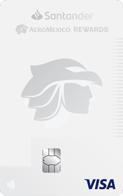 Tarjeta Santander Aeroméxico Blanca